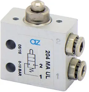Produktfoto 1 von AZ Pneumatica 204 MA UL, Mikroventil 2/2 NC, ø4 mm, Stößelventil, SKU: 08.172.4