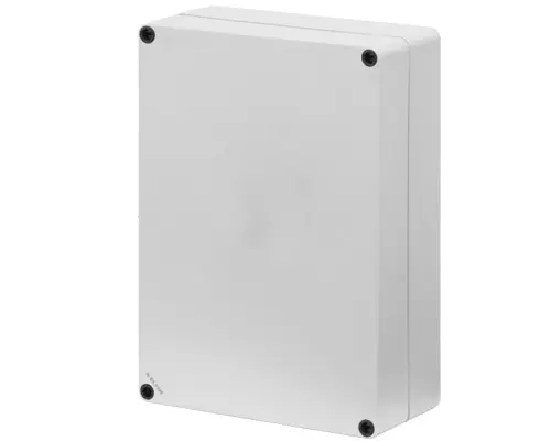 Produktfoto 1 von New Elfin 080C1825-8, Bedienpult-Gehäuse aus Polycarbonat 180x254x84, ungebohrt