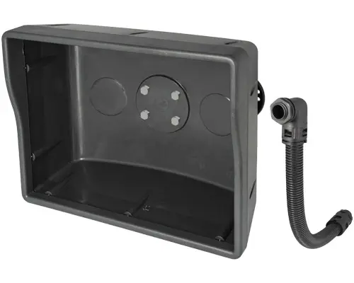 Produktfoto 1 von New Elfin 080V2621-12SP, Monitor-/Tastergehäuse mit Standfuß L 125mm ohne Frontplatte