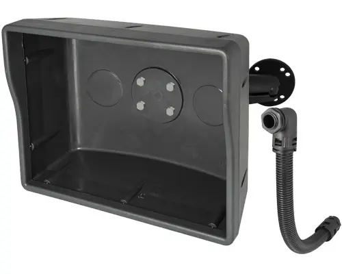 Produktfoto 1 von New Elfin 080V2621-18SP, Monitor-/Tastergehäuse mit Standfuß L 185mm ohne Frontplatte