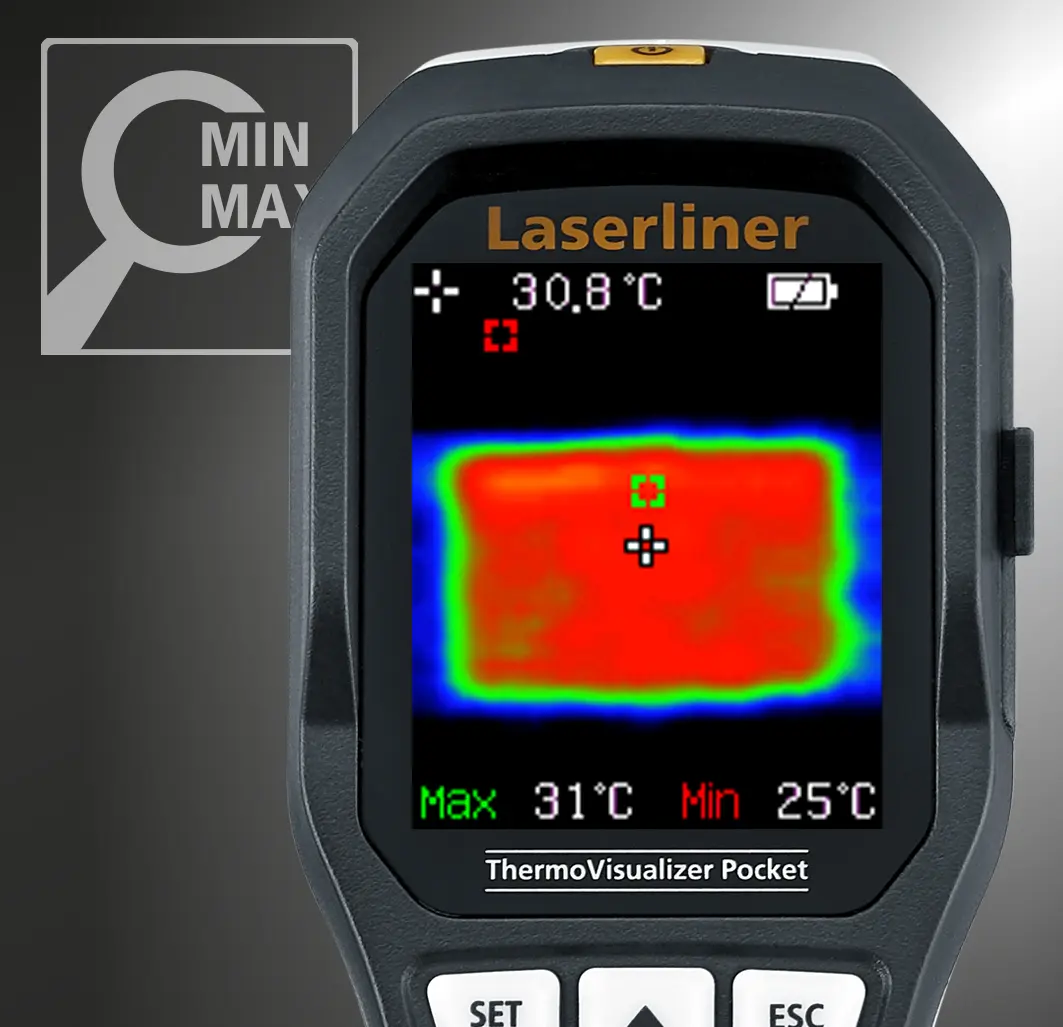 Produktfoto 1 von Laserliner 082.074A, Wärmebildkamera ThermoVisualizer Pocket