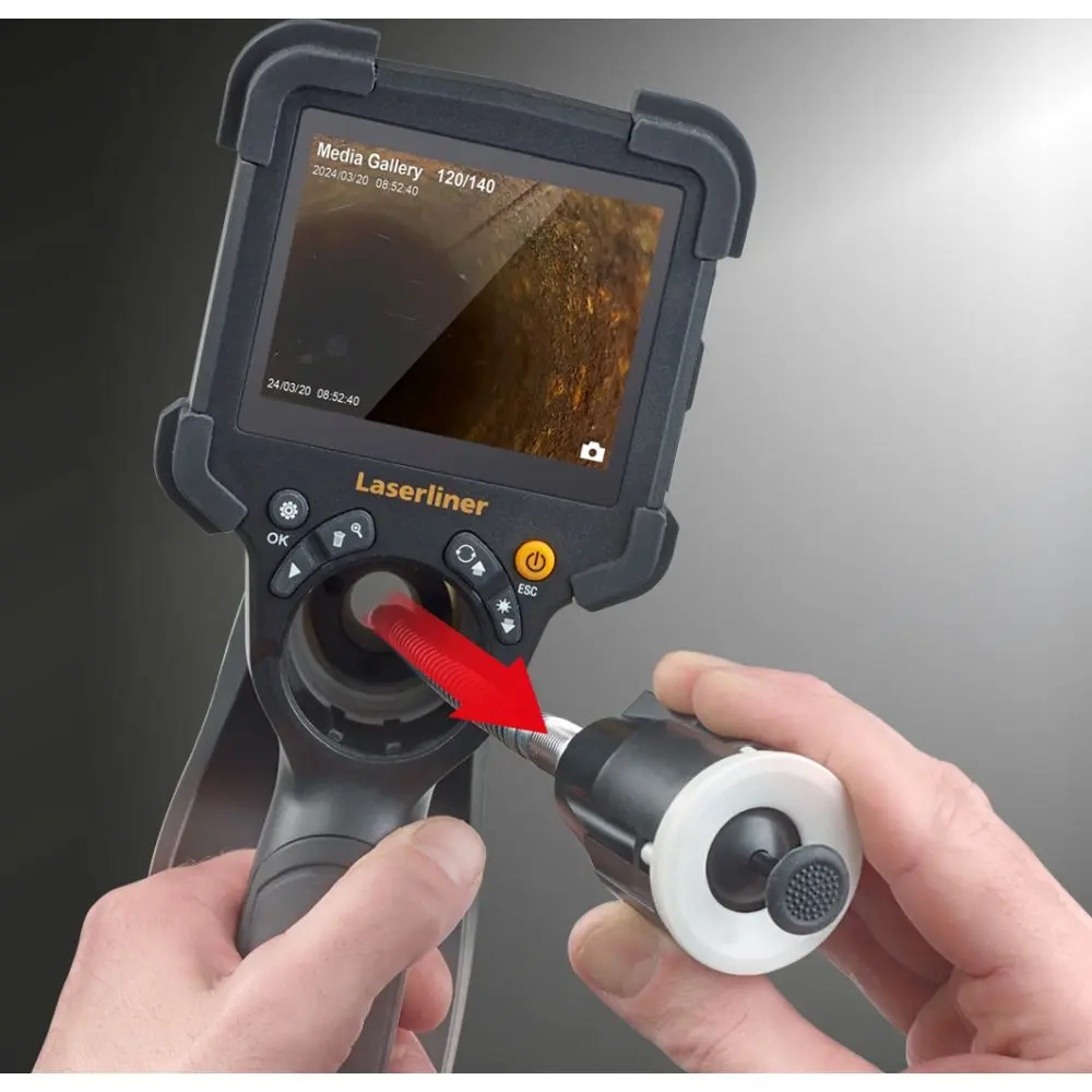 Produktfoto 1 von Laserliner 082.235A, Videoinspektionssystem VideoInspector 3DX9mm, 1m