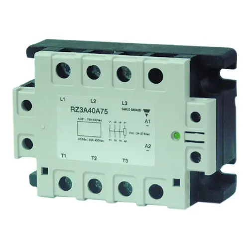 Carlo Gavazzi RZ3A60A55P, SSR 3-POLIG ZS 42-660V 55A 24-275VAC +OTP