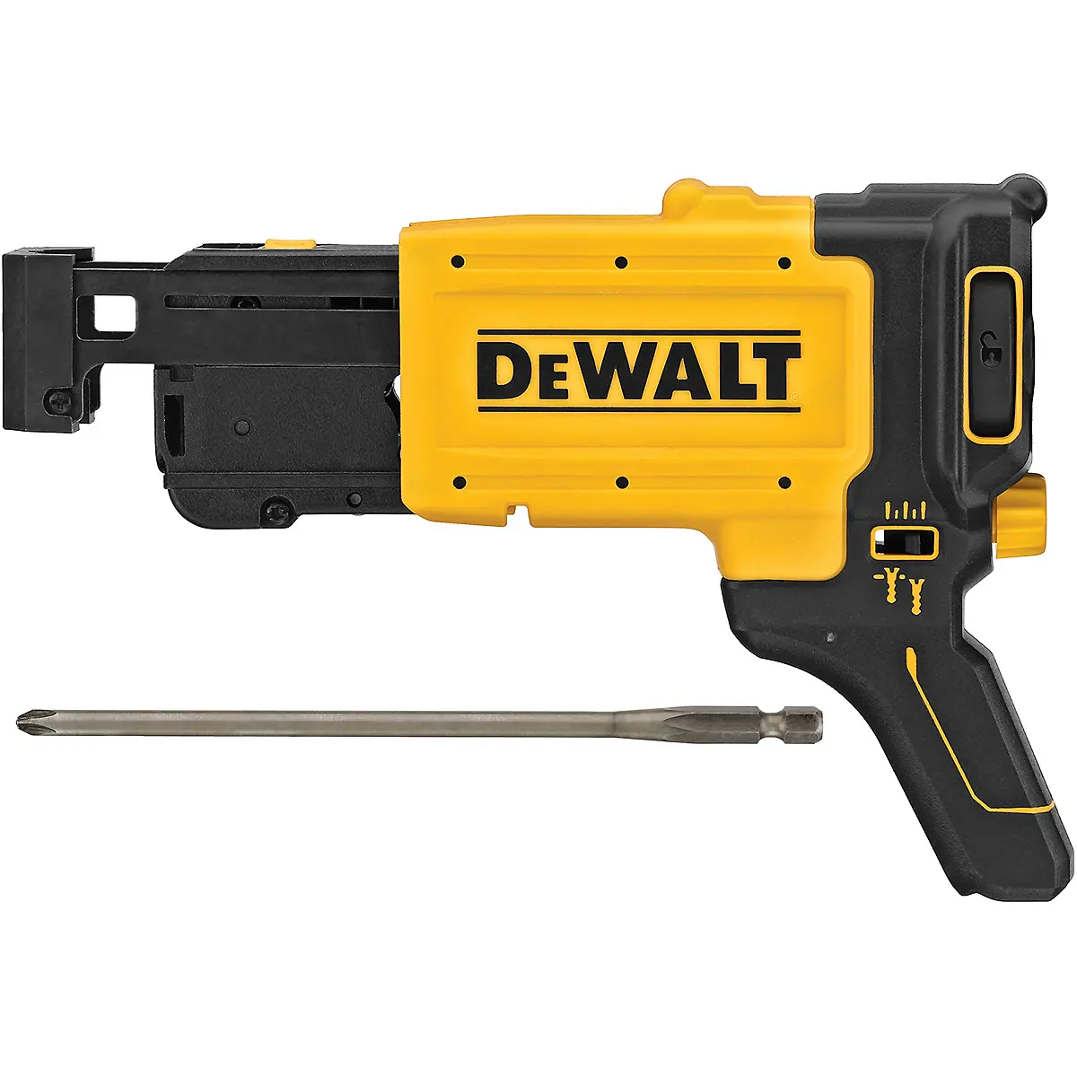 Produktfoto 1 von DeWalt DCF6202-XJ, Magazinvorsatz für XR Akku-Schnellbauschrauber