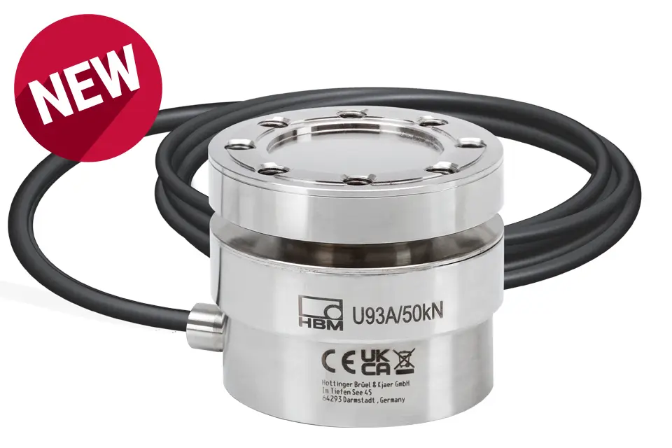 Produktfoto 1 von HBM Messtechnik 1-U93A/50KN, Zug-/Druckkraftaufnehmer U93A/50kN