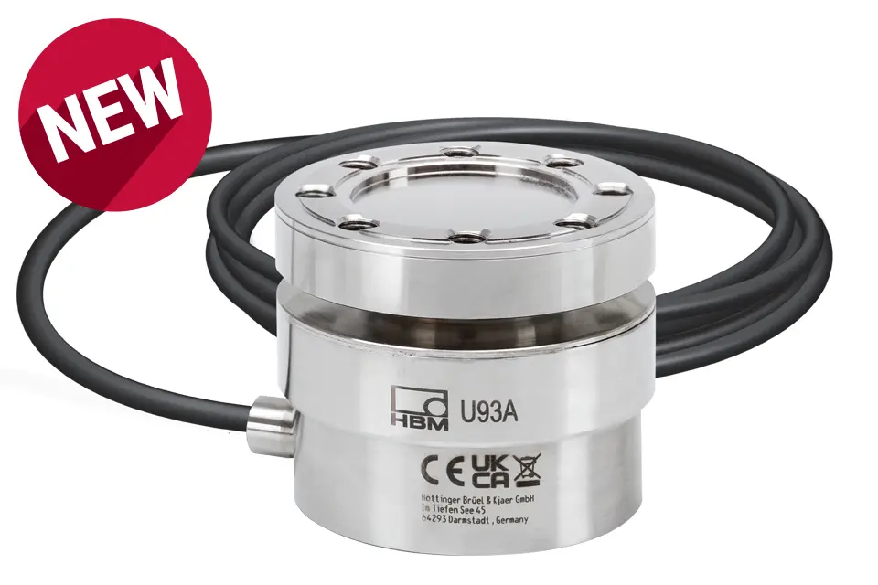 Produktfoto 1 von HBM Messtechnik 1-U93A/1KN, Zug-/Druckkraftaufnehmer U93A/1kN