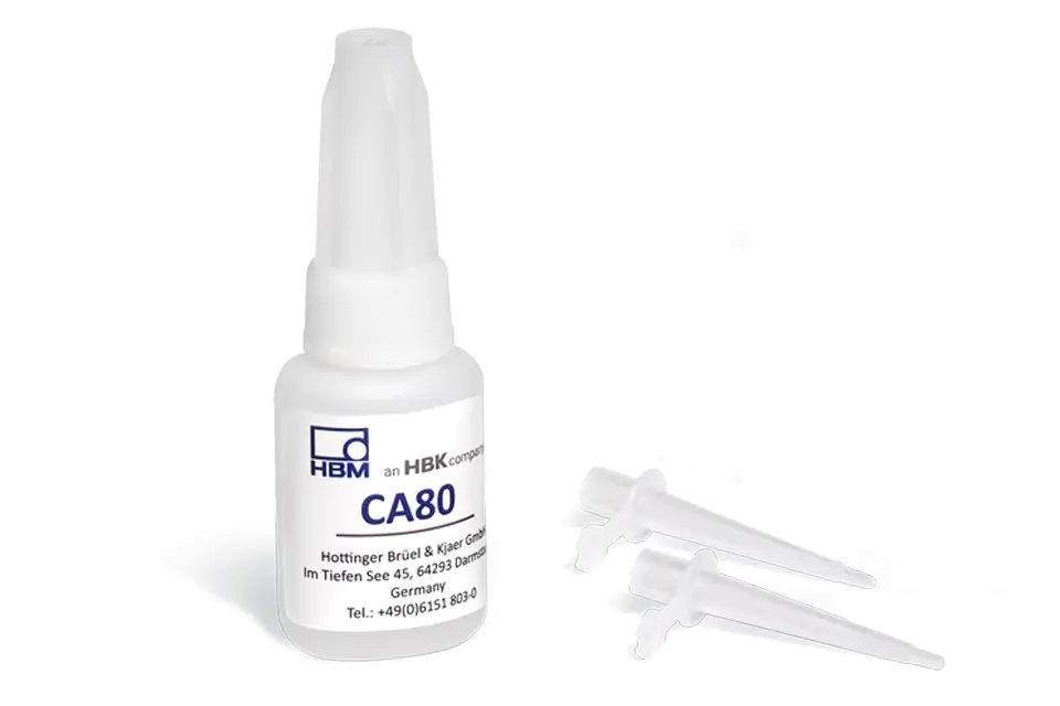Produktfoto 1 von HBM Messtechnik 1-CA80, Cyanacrylatklebstoff (CA80) - 10 mL