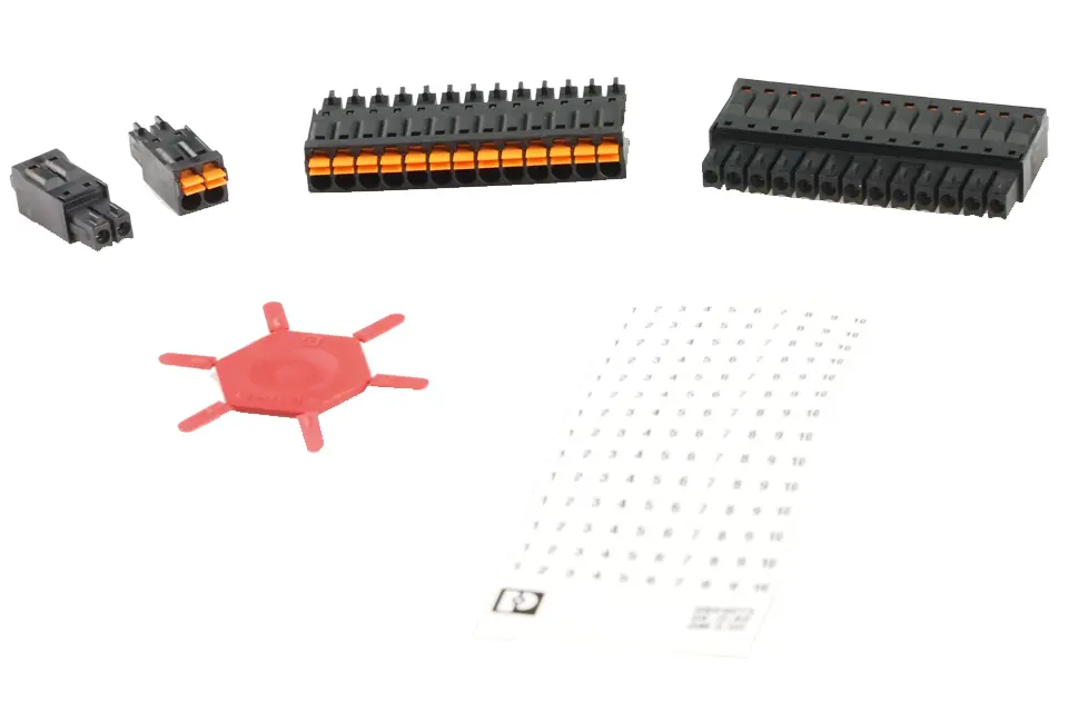 Produktfoto 1 von HBM Messtechnik 1-CON-S1012, Steckklemmensatz (Push-In), 13+2 polig