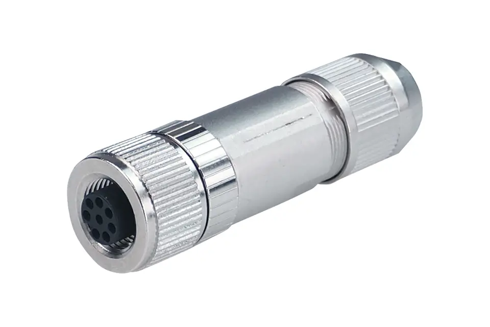 HBM Messtechnik 1-CON-S3003, Kabel-Kupplung M12, 8pol. A-kodiert