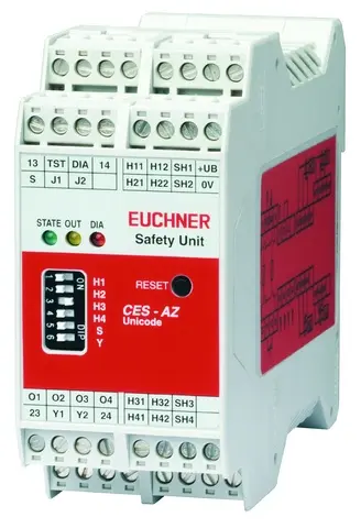 Produktfoto 1 von Euchner CES-AZ-ALS-04B-113090, Auswertegerät, für 4 Leseköpfe