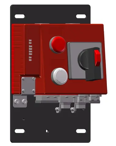 Produktfoto 1 von Euchner MGB-B-A1W2A2-PN-105287, Busmodul+3 Bedien- und Anzeigeelementen