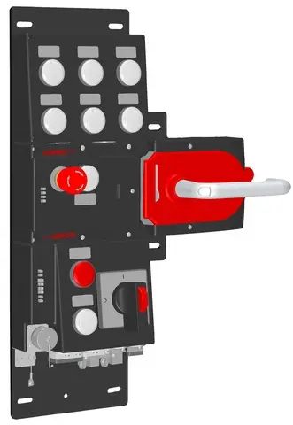 Produktfoto 1 von Euchner MGB-L2HECB-PN-R-105283, Zuhalteset+11 Bedien- und Anzeigeelementen