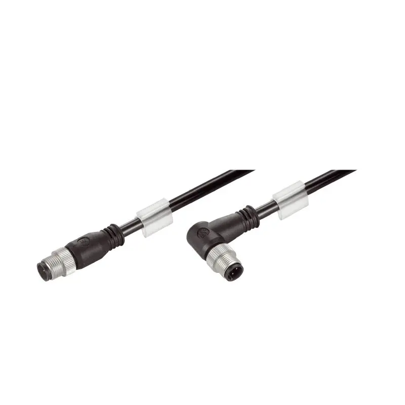 Produktfoto 1 von WEIDMÜLLER IE-C5DB4RE0100MCSMCA-E, Systemkabel, M12 D-Code IP 67 Stift gerade