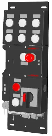 Produktfoto 1 von Euchner MGB-L2CB-PN-L-106224, Auswertemodul+Bedienmodul+11 Elemente
