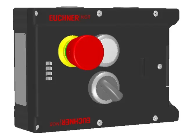 Produktfoto 1 von Euchner MGB-L1-ARA-AJ2A1-M-109314, Zuhaltemodul+1 Taster