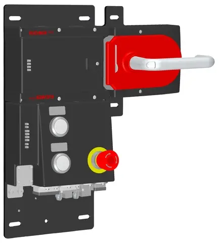 Produktfoto 1 von Euchner MGB-L2HB-PN-R-109856, Zuhalteset+3 Bedienelementen, Push-Pull-Stecker