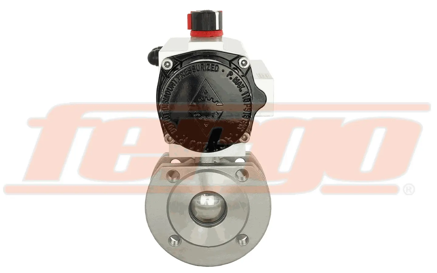 Produktfoto 1 von Fergo KH156 Kompakt Kugelhahn DN 32 PN16/40 einfachwirkend pneumatischer Antrieb