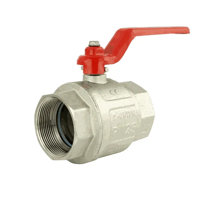 Produktfoto 1 von Fergo KH100 Muffenkugelhahn 2 Zoll PN25 Viton PTFE Messing