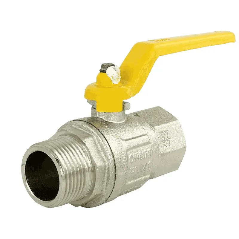 Fergo KH101 Kugelhahn 1 1/2 Zoll innen außengewinde PN30 DVGW Gas PTFE Messing
