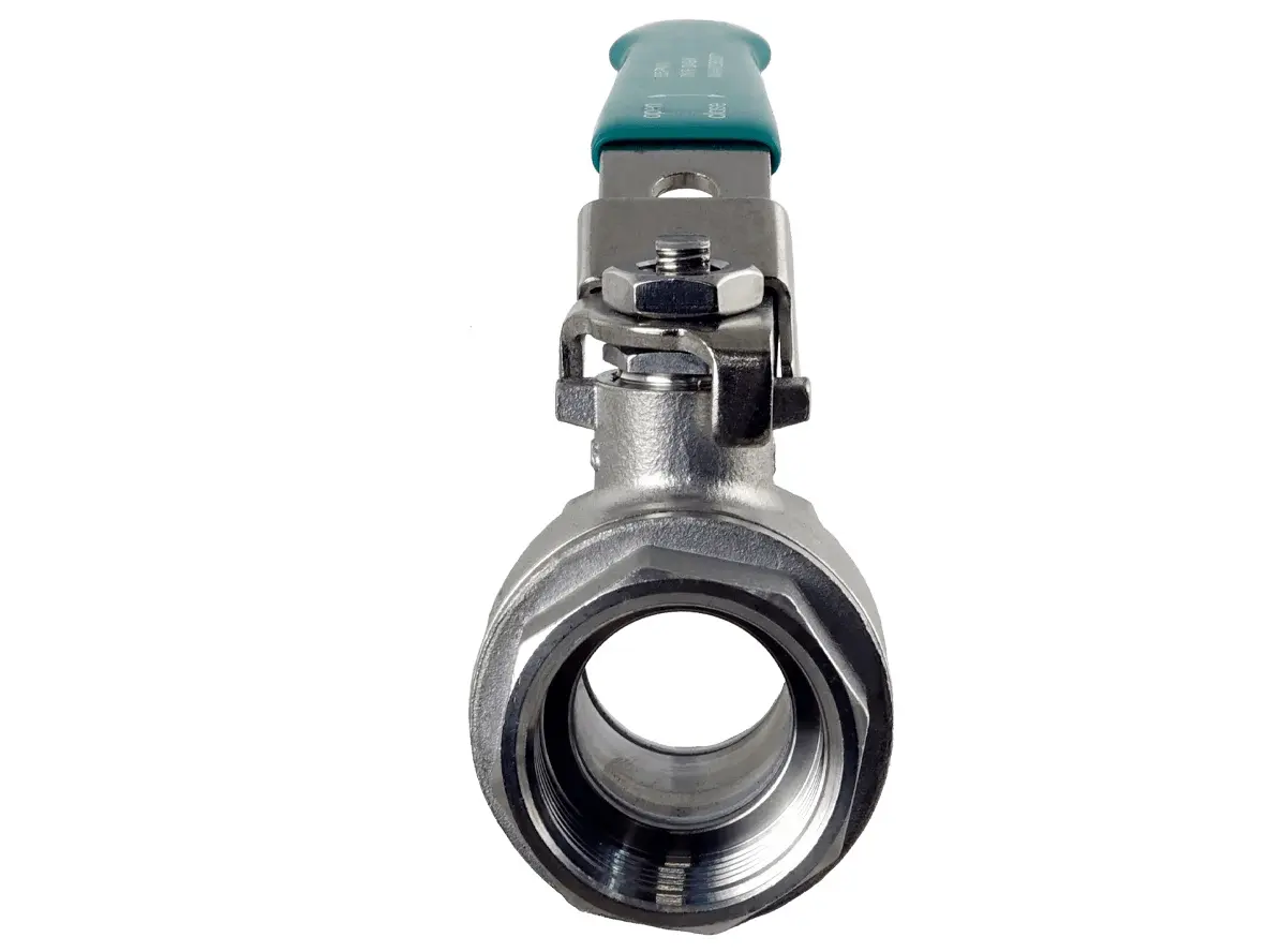 Produktfoto 1 von Fergo KH112 Kugelhahn 2 Zoll DVGW Trinkwasser Edelstahl PTFE