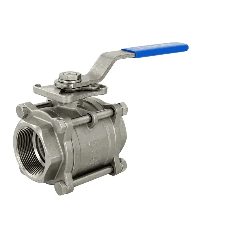 Produktfoto 1 von Fergo KH114 Innengewinde Kugelhahn 1 Zoll PTFE Glasfaser Edelstahl