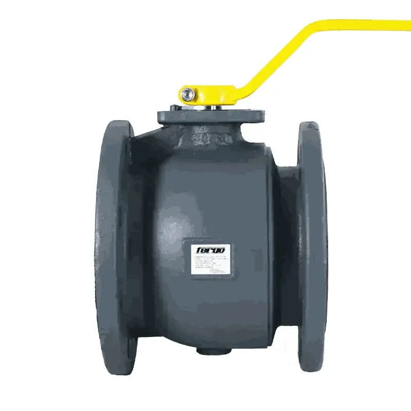Produktfoto 1 von Fergo KH121 Gas-Flanschkugelhahn DN 50 PN16 DVGW Gas Sphäroguss Kugel Edelstahl