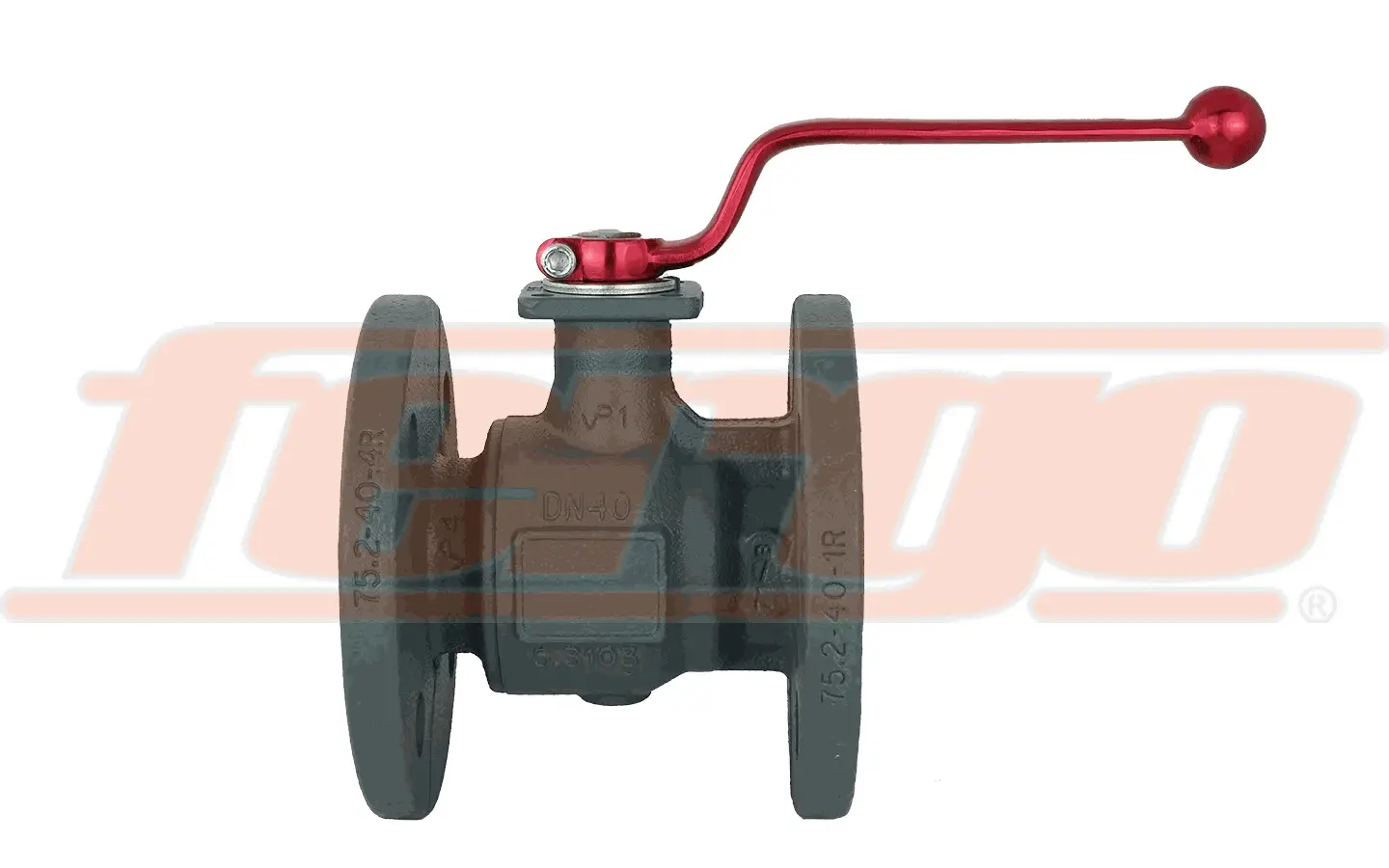 Fergo KH120 Flanschkugelhahn DN 150 PN16 Sphäroguss Kugel hohl Edelstahl