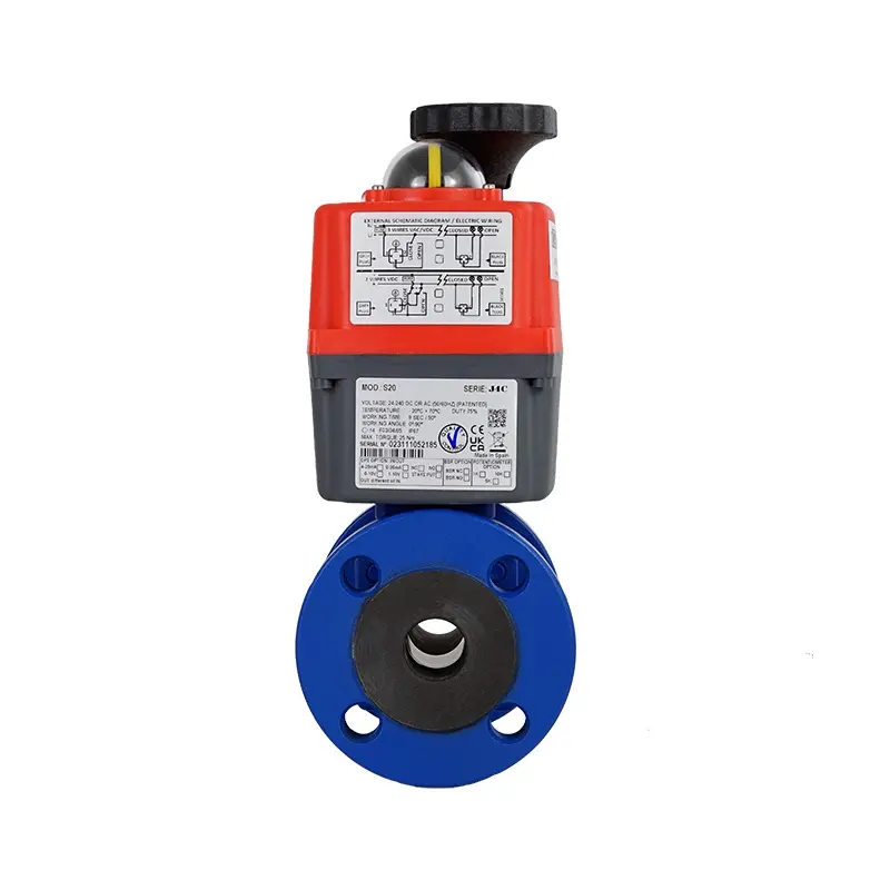 Fergo KH122G Flanschkugelhahn DN 40 PN10/16 DVGW Gas elektrisch 24V - 230V AC/DC