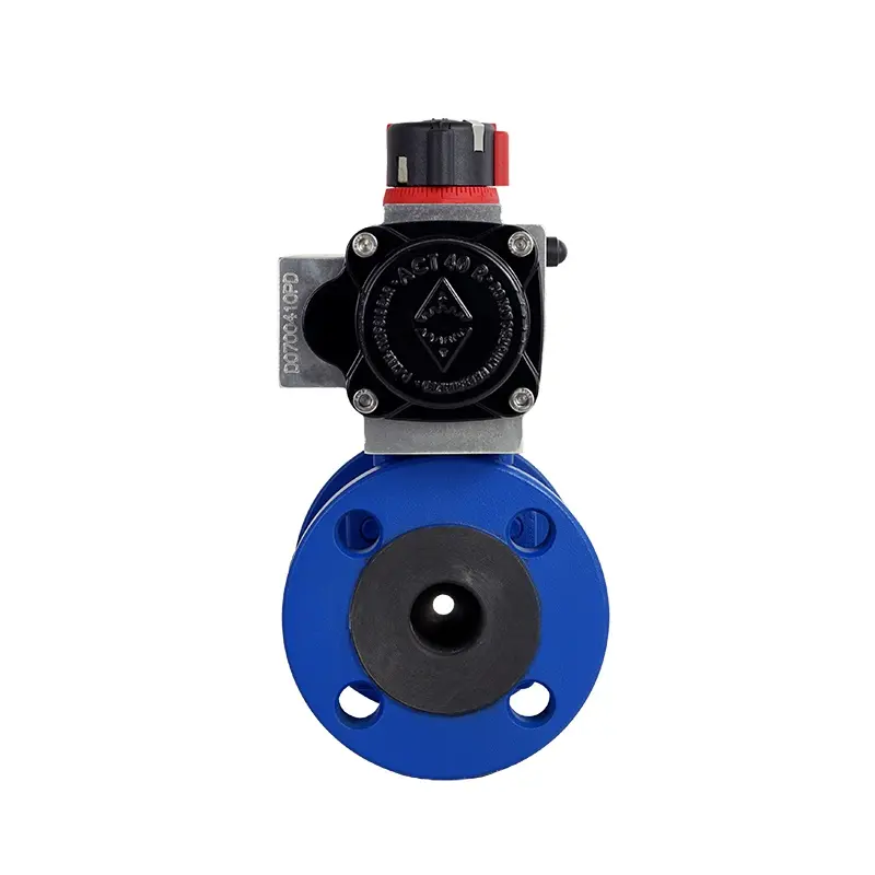 Produktfoto 1 von Fergo KH122G Flanschkugelhahn DN 80 PN10/16 DVGW Gas pneumatisch einfachwirkend