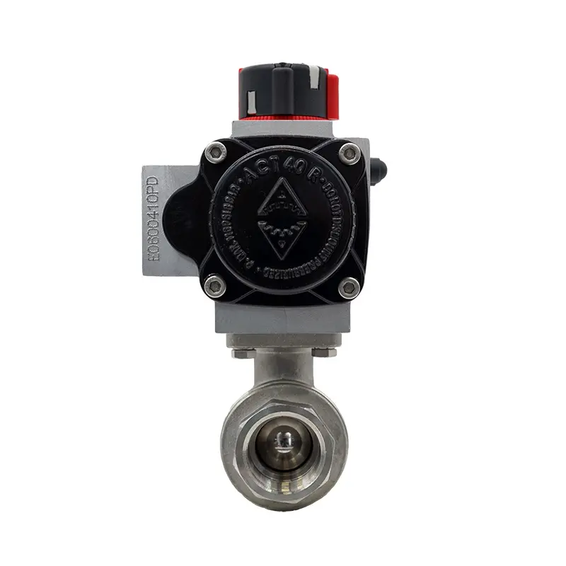 Produktfoto 1 von Fergo KH124G Gaskugelhahn 1/2 Zoll DVGW pneumatisch federschließend