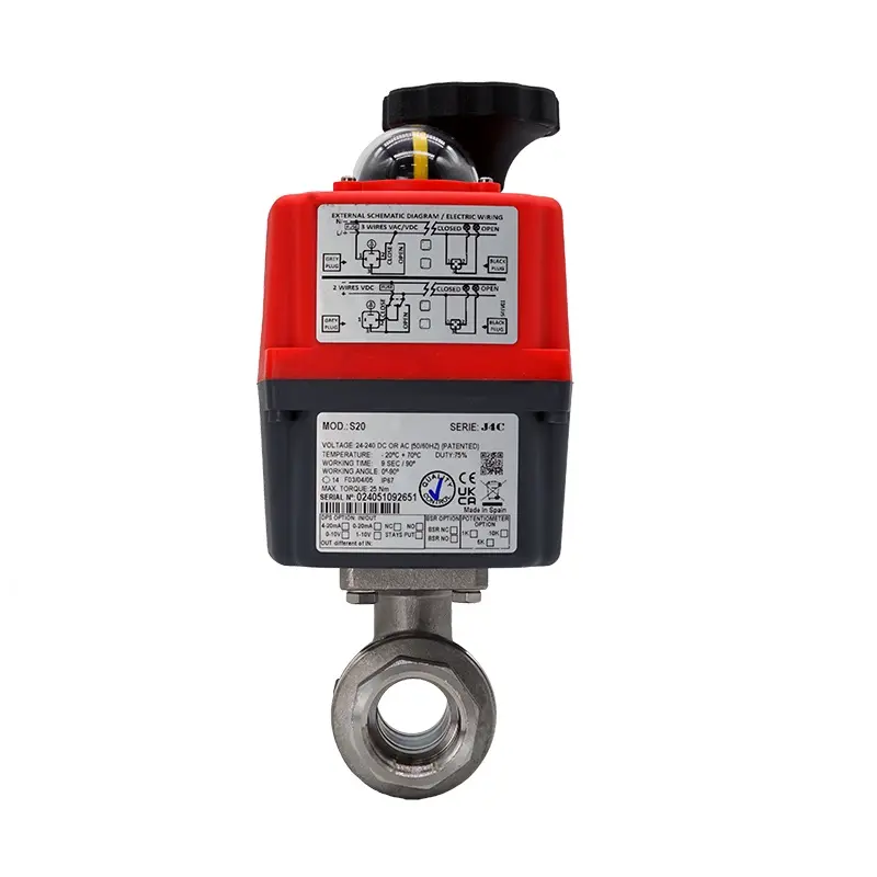 Produktfoto 1 von Fergo KH124G Gaskugelhahn 1 1/4 Zoll DVGW elektrisch 24V - 230V AC/DC