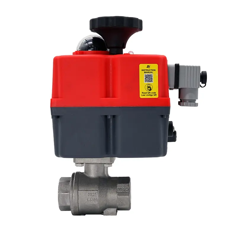 Produktfoto 1 von Fergo KH124W Trinkwasser Kugelhahn 1 Zoll DVGW elektrisch 24V - 230V AC/DC