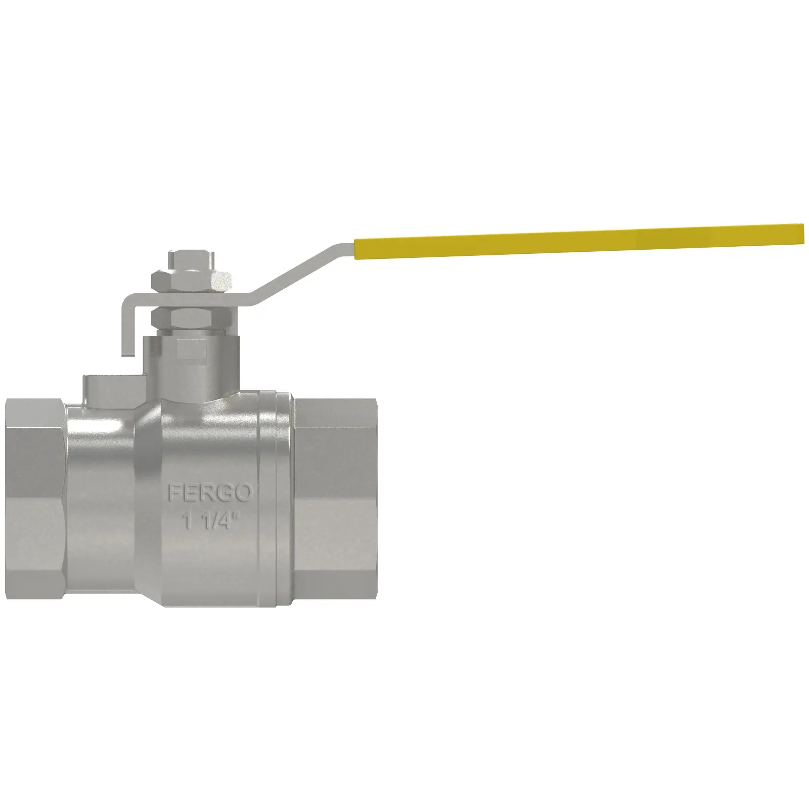 Produktfoto 1 von Fergo KH143 Gas-Kugelhahn 1 1/4 Zoll DVGW Edelstahl