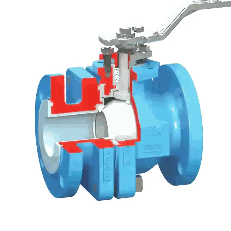 Produktfoto 1 von Fergo Flowserve Atomac AKH2A PFA Kugelhahn 1 Zoll Class150