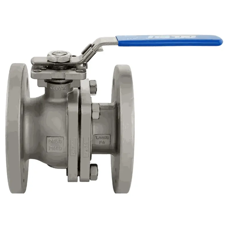 Produktfoto 1 von Fergo KH155 Flanschkugelhahn DN 80 PN40 Edelstahl Handhebel