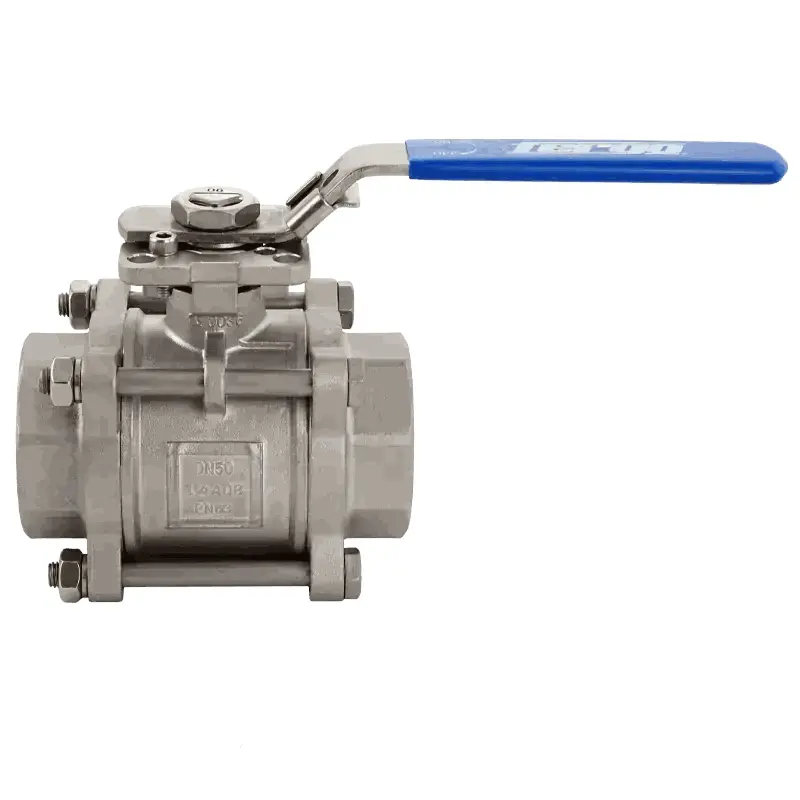 Fergo KH154 Innengewinde Kugelhahn 1 Zoll Edelstahl TA-Luft Handhebel