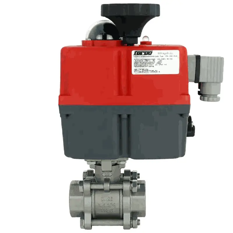 Produktfoto 1 von Fergo KH154 IG Kugelhahn 3 Zoll Edelstahl elektrischer Antrieb 24V - 230V