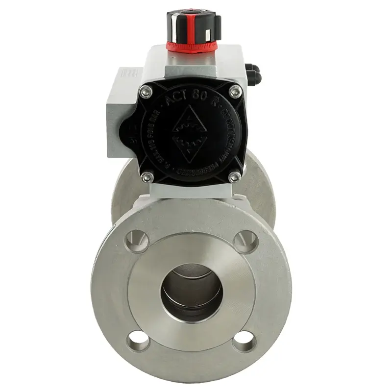 Produktfoto 1 von Fergo KH155-F1 Kugelhahn DN 65 PN16 doppeltwirkend pneumatischer Antrieb