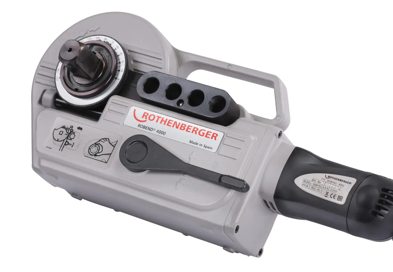 Produktfoto 1 von ROTHENBERGER 1000001550, Rohrbiegemaschine ROBEND 4000 Set, 15-18-22-28 mm, 230V