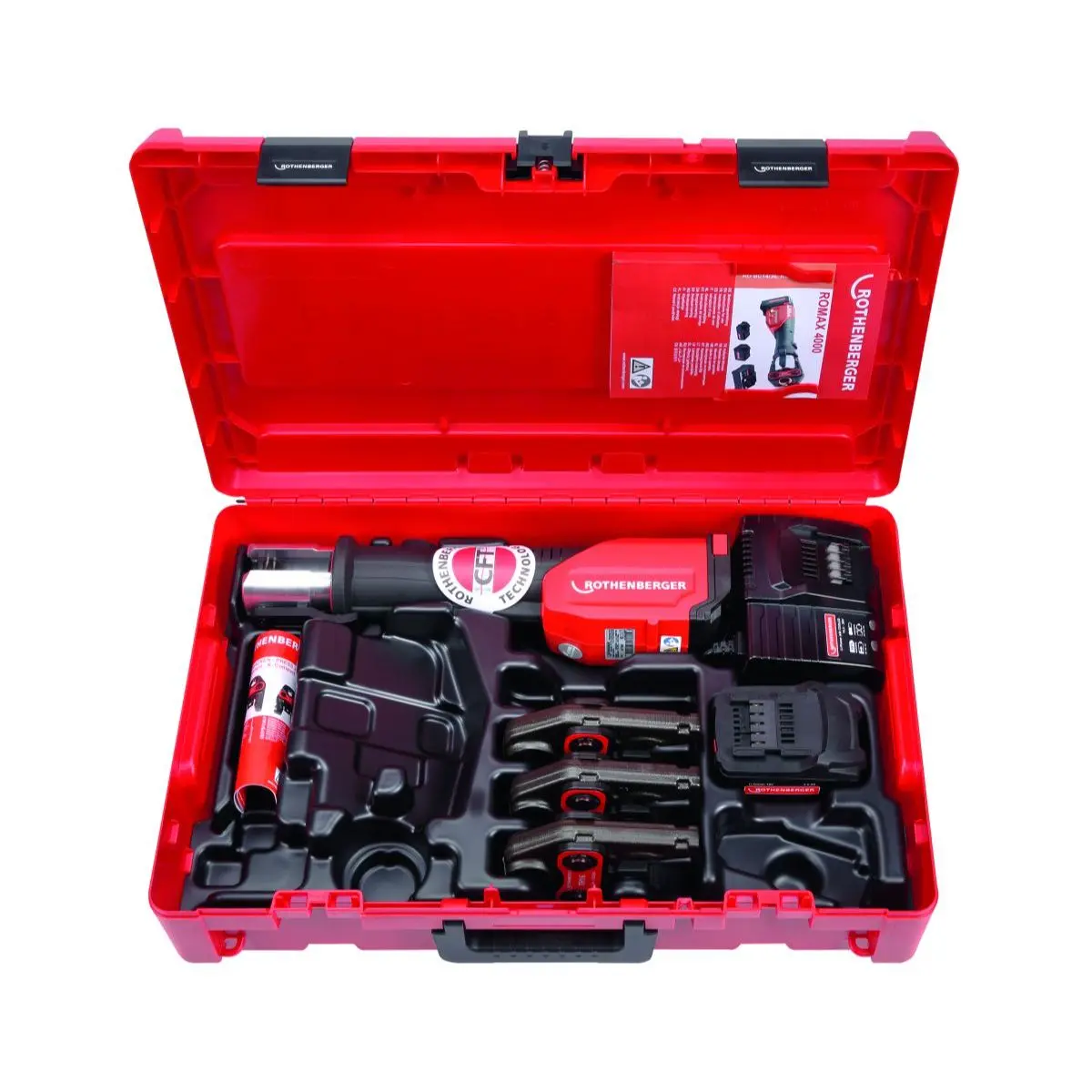 ROTHENBERGER 1000001925, ROMAX 4000 Set TH16-20-26mm, 4Ah, EU