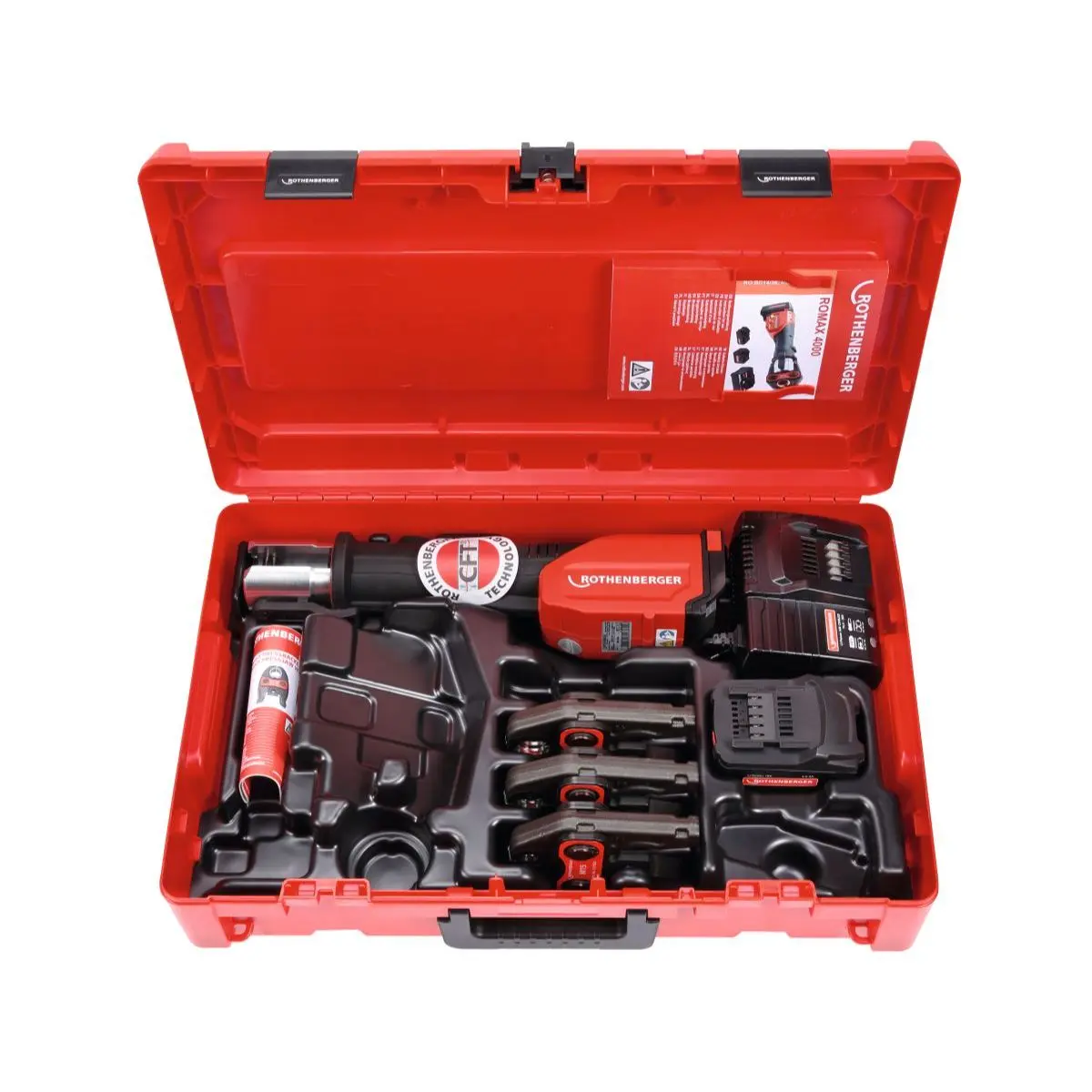 ROTHENBERGER 1000001927, ROMAX 4000 Set M15-22-28mm, 4Ah, EU