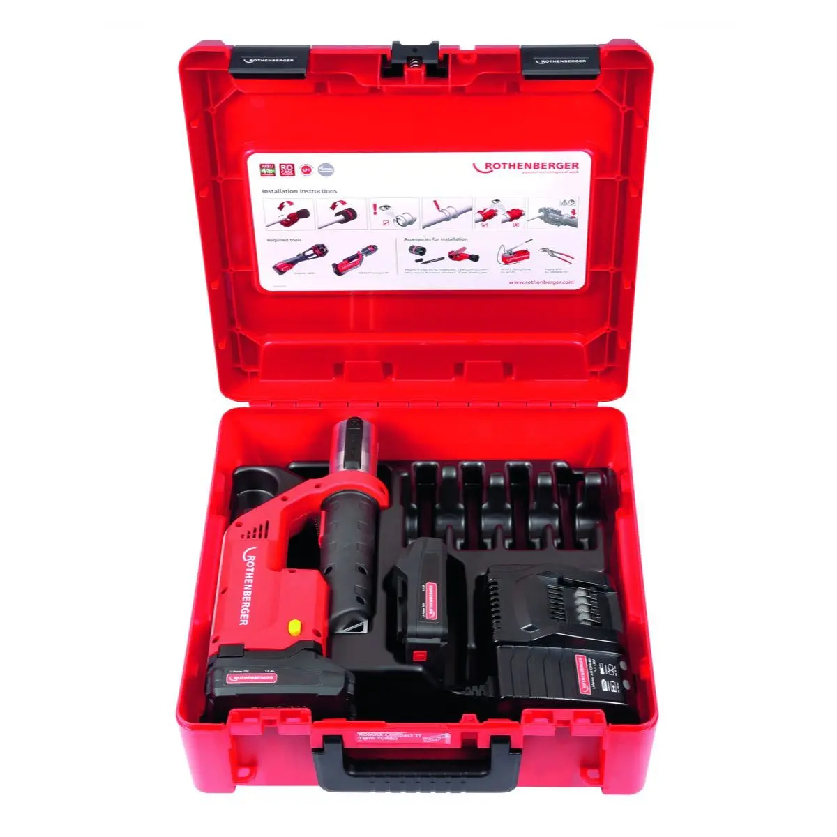 Produktfoto 1 von ROTHENBERGER 1000002116, ROMAX COMPACT TT EU im ROCASE