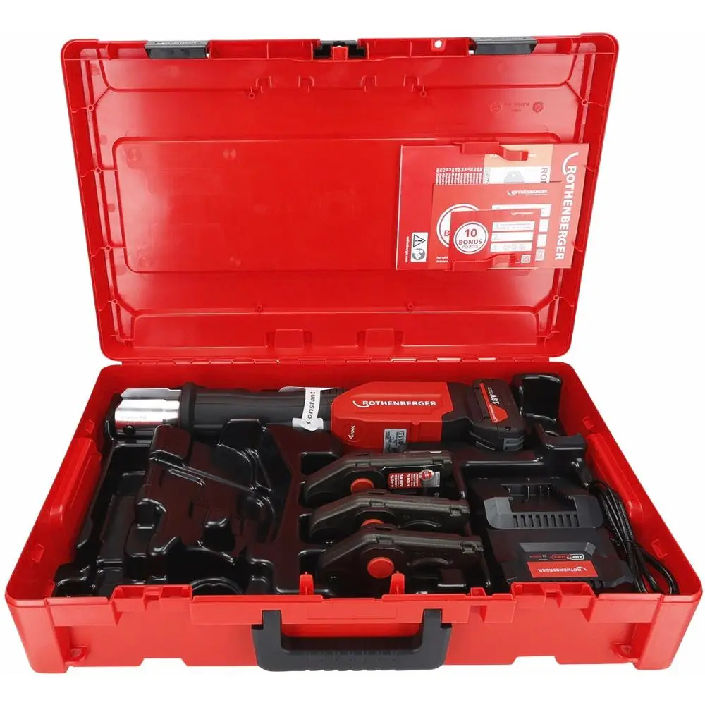 Produktfoto 1 von Rothenberger 1000004173, ROMAX 4000 Set SV15-22-28mm, 4Ah, EU AMPShare