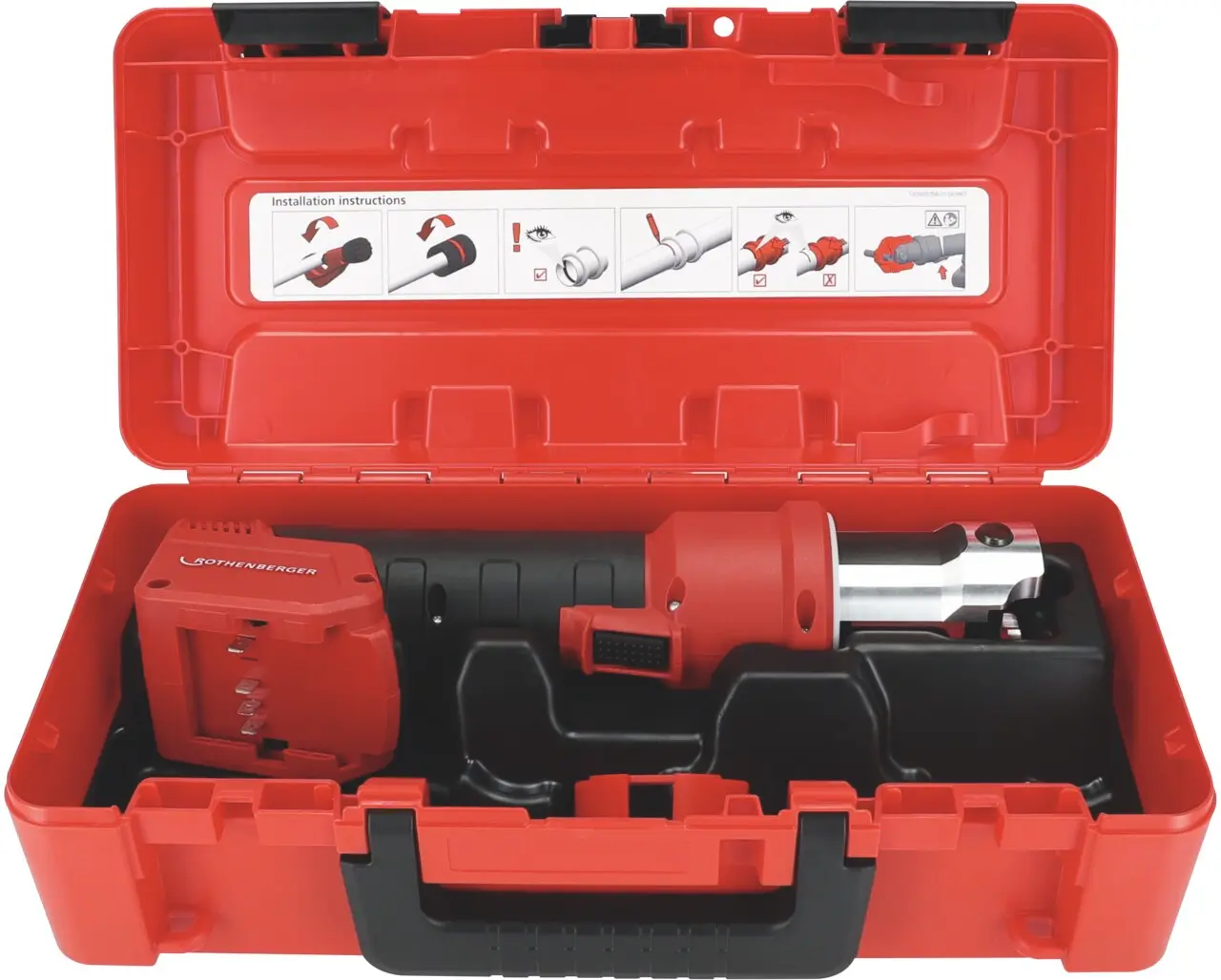Produktfoto 1 von ROTHENBERGER 1000004824, ROMAX NANO Gr&maschine CAS im ROCASE 4212