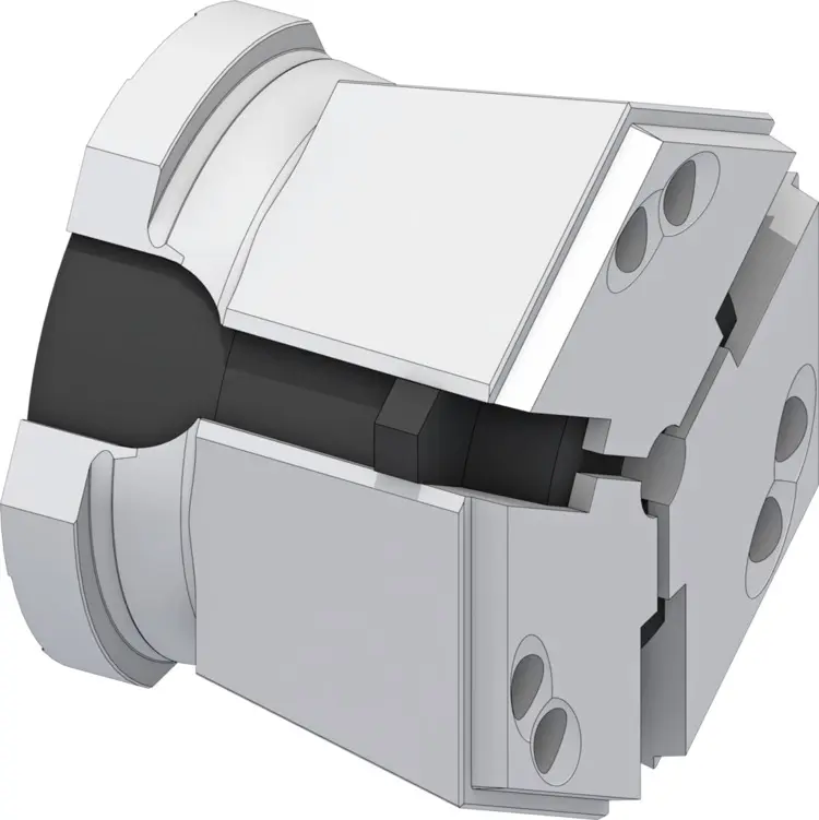 Produktfoto 1 von HAINBUCH 10013944, Spannkopf TOP 40 7,00 mm rd, TOP40R7,0