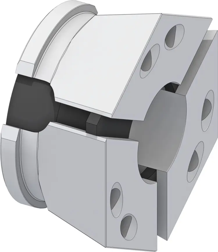 Produktfoto 1 von HAINBUCH 10014345, Spannkopf TOP 65 HSW 40,00 mm rd, TOP65HSWR40,0