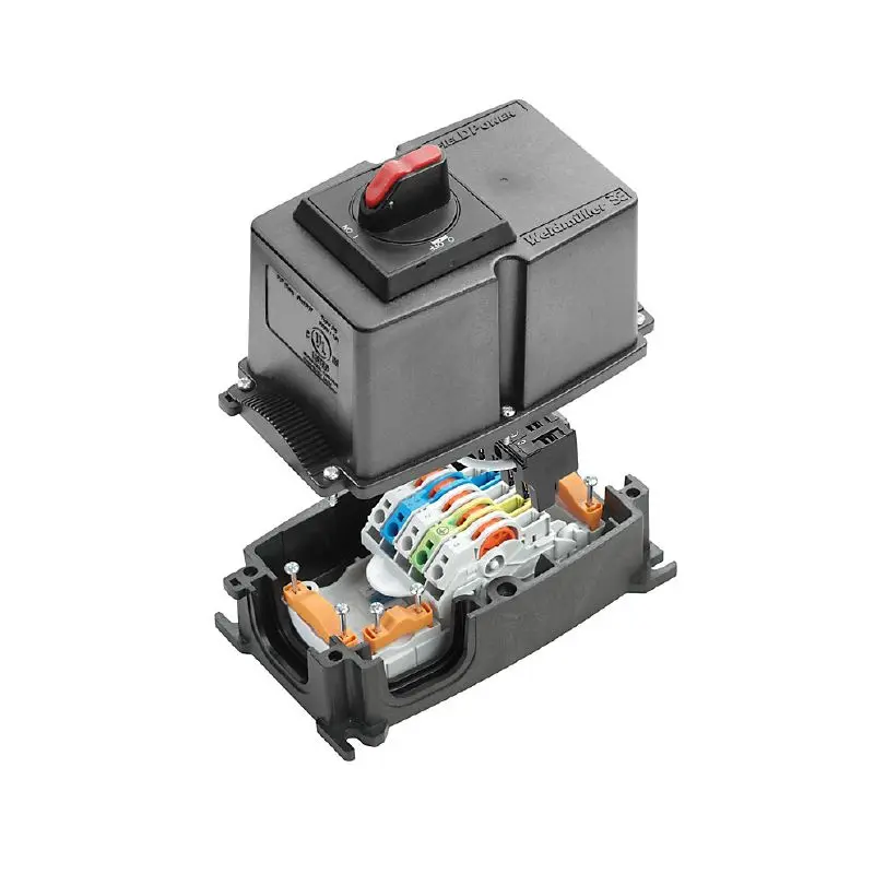 Produktfoto 1 von WEIDMÜLLER FP BOX ON/OFF, FieldPower Energiebusverteiler, AC 3-phasig