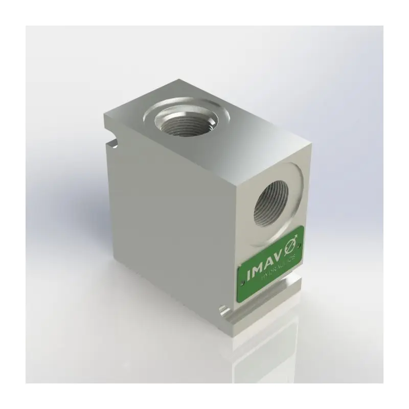 Produktfoto 1 von IMAV 2+2LH-08A-B03, Ventilgehäuse 2 Wege Aluminium