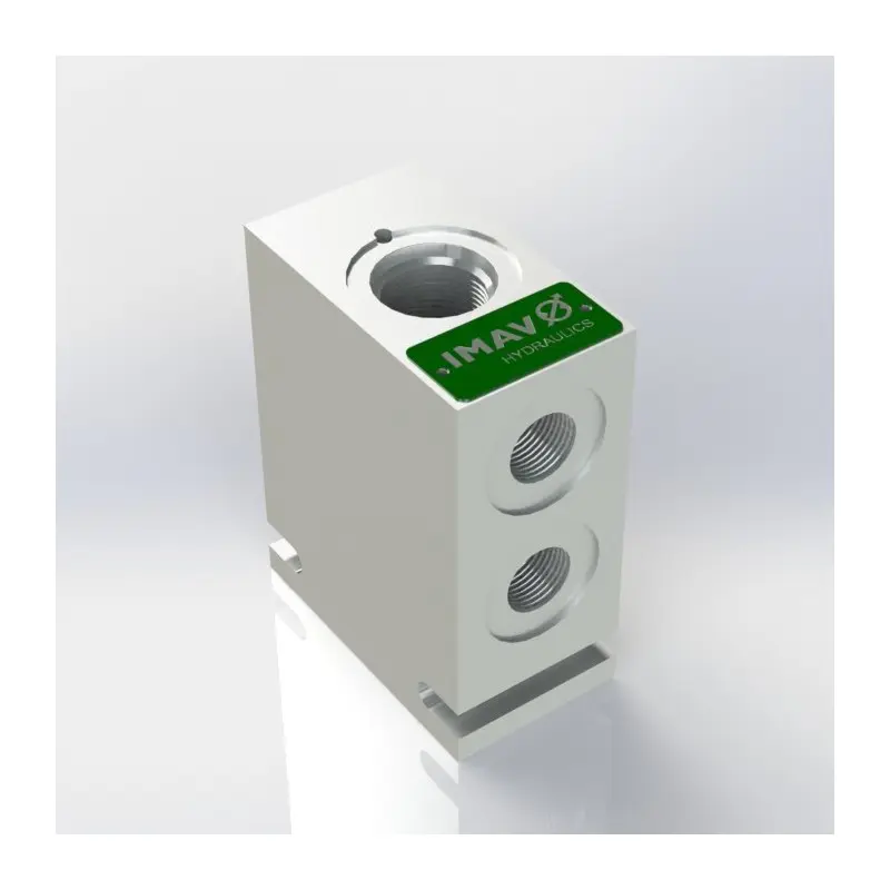 Produktfoto 1 von IMAV 4LH-12A-B04, Ventilgehäuse 4-Wege-Aluminium
