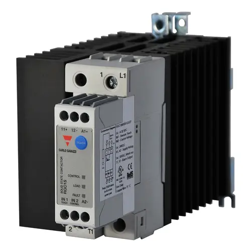 Produktfoto 1 von Carlo Gavazzi RGC1S60D61GGEP, 1P-SSC-DC IN-ZC 600V 60A SNS 1200VP-E-CLP IN-H I2T